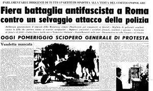 scontri porta san paolo 1960
