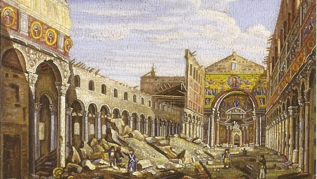 Incendio basilica di san paolo