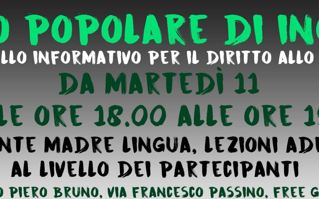 Corso d’Inglese – Aula Studio Piero Bruno
