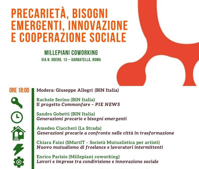 Commonfare a Roma: precarietà e innovazione sociale